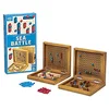 Image de Cadeau Maestro Puzzle Professeur Bataille de mer - Une Prise en Bois sur Le Jeu Traditionnel de 2 Jeux de société, couler Vos adversaires cuirassés - Bataille de mer