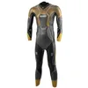Image de ZONE3 Vanquish-X Combinaison de plongée pour homme édition limitée dorée avec sac à dos de transition, lunettes de natation, casquette en silicone pour triathlètes professionnels