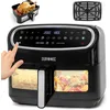 Image de Duronic AF14 BK Friteuse à Air avec 1 grand tiroir de 10L inclus Airfryer avec 10 Programmes de Cuisson Préréglés Sans huile Gâteaux Poulet Rôtir Frites Déshydrater Réchauffer
