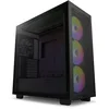 Image de NZXT H7 Flow RGB Noir - CM-H71FB-R1 - Boîtier Gaming Compact   Airflow élevé   Panneau latéral en Verre trempé   Cable Management Facile   3 Ventilateurs F140 RGB Core Inclus