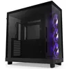 Image de Boitier moyen-tour - NZXT - CC-H61FB-R1 - H6 Flow RGB - Double chambre - Ventilateurs RGB inclus - Noir