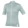 Image de ENDURA T-Shirt de Cyclisme de Route FS260 pour Femme, Manches Courtes, Gris, Taille L