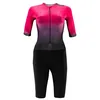 Image de Huub 2025 Femmes Collective Trisuit - Noir/Rose Délavé