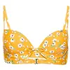 Image de Superdry Femme Haut de Bikini rembourré Eden Jaune AOP 34