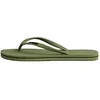 Image de Superdry Tongs classiques vintage pour femme, Olive/kaki, Small