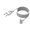 Image de Flexson Câble d'alimentation pour SONOS Era 100 et 300, Ray, Arc, SUB (GEN 3), SUB-Mini, AMP, Beam, Play Base, PLAY5 (GEN 2)   Blanc (UE) 5 m