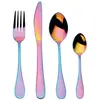 Image de Mikasa - Service de Couverts Irisés en Acier Inoxydable, Livré dans un Coffret Cadeau, 16 Pièces (Service pour 4 Personnes)