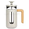 Image de La Cafetière Pisa Cafetière en acier inoxydable 3 tasses Latte Coffret cadeau
