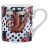 Image de Mikasa Tasse en porcelaine avec impression paresseux, 280 ml