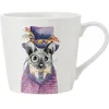 Image de Mikasa x Tipperleyhill tasse en porcelaine, 380ml, tasse en porcelaine fine avec détails en or véritable, mug fantaisie pour le thé et le café avec impression de souris, emballage cadeau