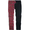 Image de Banned Alternative Pantalon Split Homme Pantalon en Toile Rouge/Noir