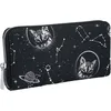Image de Banned Alternative Space Cat Femme Portefeuille Noir/Blanc Polyester