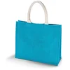 Image de Kimood - Sac de plage en jute - Femme (Lot de 2) (Taille unique) (Turquoise)