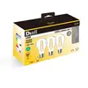 Image de Lot 3 ampoules LED à filament GLS E27 1521lm 10.5W = 100W Ø7cm IPX4 Diall blanc chaud