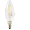 Image de Ampoule LED à filament flamme E14 250lm 1.8W = 25W Ø3.5cm Diall blanc chaud
