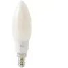 Image de Ampoule LED à filament flamme E14 650lm 4.8W = 51W Ø3.5cm Diall blanc chaud