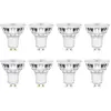 Image de Lot 8 ampoules LED spot réflecteur GU10 345lm 3.6W = 50W Ø5cm Diall blanc neutre