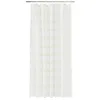 Image de GoodHome Rideau de Douche Mazu 180 x 200 cm Blanc et Or Art déco