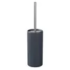 Image de GoodHome Koros Pot à Balai et Brosse WC Bleu Nuit