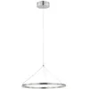 Image de Suspension LED intégrée variable Taphao 2350lm 40W IP20 GoodHome argent