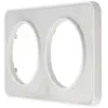 Image de Plaque de finition double Jacobsen Espen marbré blanc à assembler