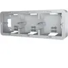 Image de Cadre en saillie 3 postes Jacobsen Espen aluminium