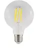 Image de Ampoule LED E27 globe Ø9.5cm filament 806lm=60W blanc chaud Eco Jacobsen