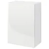Image de Meuble haut de cuisine avec 1 porte GoodHome Stevia blanc L. 50 x H. 72 cm