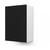 Image de Meuble haut de cuisine avec 1 porte GoodHome Stevia noir L. 50 x H. 72 cm