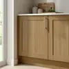 Image de Meuble bas de cuisine avec 1 porte GoodHome Verbena chêne massif L. 60 x H. 72 cm
