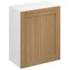 Image de Meuble haut de cuisine avec 1 porte GoodHome Verbena chêne massif L. 60 x H. 72 cm