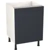 Image de Meuble bas de cuisine avec 1 porte GoodHome Artemisia bleu L. 50 x H. 72 cm
