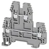 Image de Borne de jonction deux étage à vis 2,5mm² - pas 5mm - grise - IMO