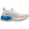 Image de Mizuno Wave Neo Ultra, Undyed White/Black/PeaceBlue, 43 EU, Bleu pétrole Blanc, 43 EU