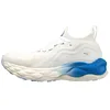 Image de Mizuno Wave Neo Ultra Chaussures de Course pour Femme UndyedWht/8401C/PBlue, 39 EU, Undyedwht 8401c Pblue, 39 EU