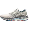 Image de Mizuno Baskets Wave Rider 26 pour Femme, Swhite Silver Ibizablue, 38 EU