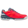 Image de Mizuno Chaussures de Tennis Wave Exceed Light CC Unisexes, Fiery Coral 2 White China Blue, 40.5 EU