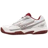Image de Mizuno Chaussures de Tennis Break Shot 4 CC Unisexes, Papyrus Cabernet Blanc, 36.5 EU