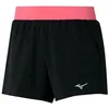 Image de Mizuno Shorts décontractés pour Femme, Noir/Corail ensoleillé, L