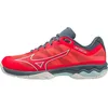 Image de Mizuno Chaussures de Tennis Wave Exceed Light AC Unisexes, Fiery Coral 2 White China Blue, 36.5 EU