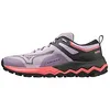 Image de Mizuno Femmes Wave Ibuki 4 Chaussure Trail Chaussures De Running Pastel Lilac/Black Oyster/Sun Kissed Coral - Violet 40,5