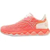 Image de Mizuno Wave Enforce Tour CC (W), Chaussures de Padel pour Femme, Candy Coral/Snow White/Neon Flame, 38 EU, Candy Coral Snow White Neon Flame, 38 EU