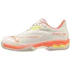 Image de Mizuno Tennis Wave Exceed Light 2 pour Femme, Snwwht Fusncorl Sspring, 40.5 EU