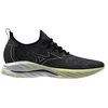 Image de Mizuno Chaussures de Course pour Homme, Noir Brillant Non teinté, 44 EU