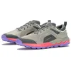 Image de Mizuno Wave Ibuki 4 (W), Chaussures de Trail Running Femme, Ghost Grey High Vis Pink Purple Punch, 37 EU