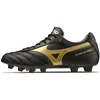 Image de Mizuno Morelia II Pro Soccer, Noir/Or/DarkShadow, 43 EU, Noir/doré/Ombre foncée, 43 EU