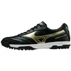 Image de Mizuno Chaussures de Futsal Morelia Sala Classic TF Unisexes, Noir doré foncé Shawdow, 46 EU
