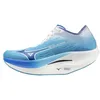 Image de Mizuno Femmes Wave Rebellion Pro 2 Chaussure De Compétition Chaussures De Running River Blue/Mugen Blue/White - Turquoise 38,5