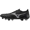 Image de Mizuno Morelia IV Mix Chaussures de football pour homme, noir/argenté, 44 EU
