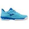 Image de Mizuno Wave Exceed Light 2 CC 61GC232126 Chaussures de tennis pour femme Bleu, Riverblue White Mugenblue, 38 EU